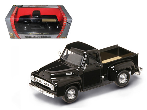 1953 Ford F-100 Pick Up Truck Black 1/43 Diecast Car Model by Road Signature