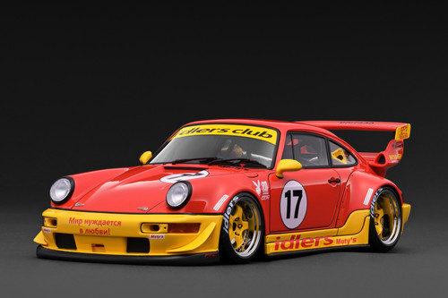1/18 IG Ignition Model Porsche 911 RWB 930 (Yellow) with RWB 964