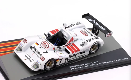 1/43 Altaya 1997 Porsche TWR WSC-95 #7 Winner 24h LeMans Joest Racing GMBH Michele Alboreto, Stefan Johansson, Tom Kristensen Car Model