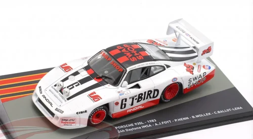 1/43 Altaya 1983 Porsche 935L #6 Winner 24h Daytona Henn's Swap Shop Racing Bob Wollek, Claude Ballot-Léna, Preston Henn, A. J. Foyt Car Model