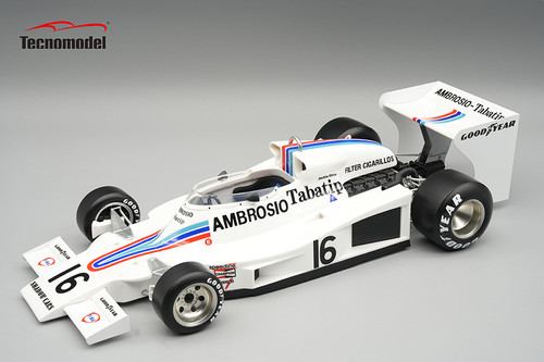 1/18 Tecnomodel 1977 Formula 1 Shadow DN8 1977 Sweden GP Driver: Jackie Oliver Car #16 Limited Edition Car Model