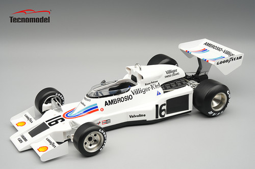 1/18 Tecnomodel 1977 Formula 1 Shadow DN8 1977 Japan GP Driver: Riccardo Patrese Car #16 Limited Edition Car Model