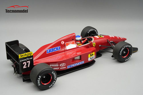 1/18 Tecnomodel 1992 Formula 1 Ferrari F92A 1992 Monaco GP Driver: Jean Alesi Limited Edition Car Model