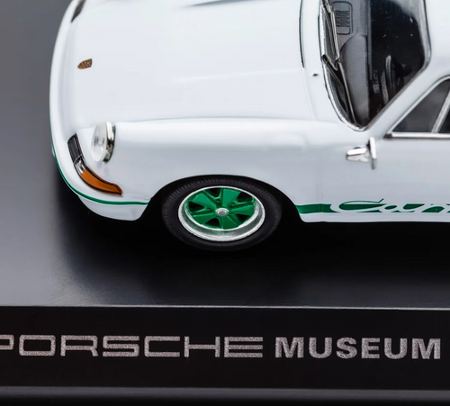 1/43 Porsche Museum 1973 Porsche 911 Carrera RS 2.7 (White & Green) Car Model