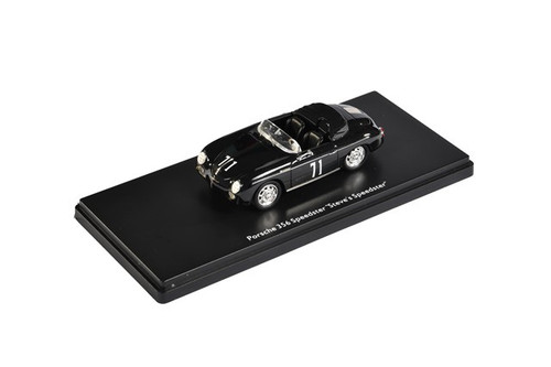 1/43 Schuco Porsche 356 Speedster #71 Steve's Speedster (Black