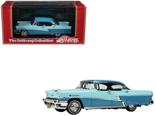 1956 Mercury Montclair Phaeton Lauderdale Blue and Niagara Blue with Blue Interior Limited Edition to 200 pieces Worldwide 1/43 Model Car by Goldvarg Collection
