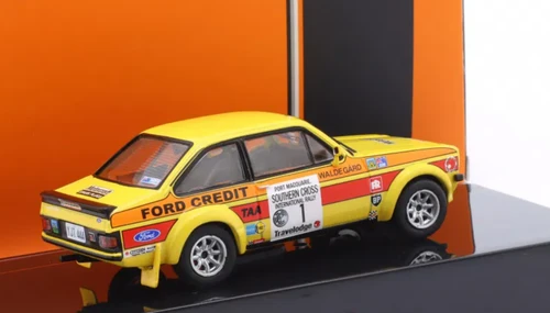 1/43 Ixo 1980 Ford Escort RS 1800 #1 Rallye Southern Cross Björn Waldegard, Hans Thorszelius Diecast Car Model