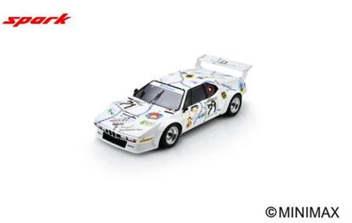 1/18 Spark BMW M1 No.71 Le Mans 24H 1981 C. Danner - L. von Bayern - P. Oberndorfer Car Model