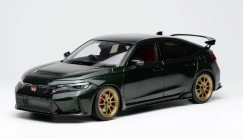1/18 Motorhelix Honda Civic Type-R (FL5) (Midnight Green) Diecast Car Model