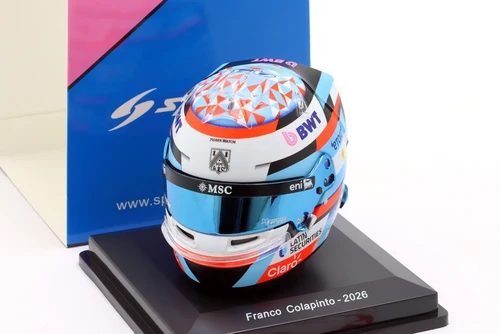 1/5 Spark 2026 Formula 1 BWT Alpine Formula One Team Franco Colapinto Helmet Model