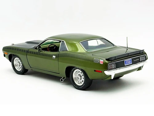 1/18 ACME 1970 Plymouth AAR Cuda Hard Top (Green) Diecast Car Model
