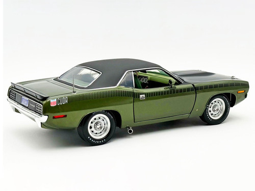 1/18 ACME 1970 Plymouth Barracuda AAR (Green) Diecast Car Model