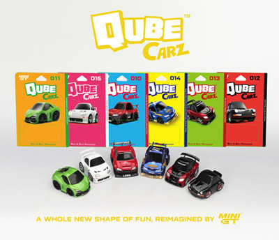 Mini GT QubeCarz Nissan LB 6-Car Set - LIVECARMODEL.com