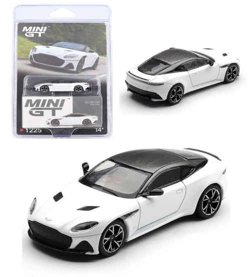 1/64 Mini GT Aston Martin DBS (Stratus White) Diecast Car Model