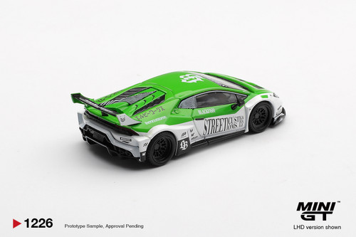 1/64 Mini GT LB☆WORKS Lamborghini Huracán GT GRAVITY (Blue