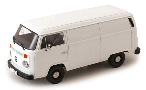 1/18 KK-Scale 1972 Volkswagen VW T2b Panel Van (White) Diecast Car Model