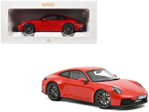 1/18 Norev 2024 Porsche 911 (992) Carrera 4 GTS (Guards Red) Diecast Car Model
