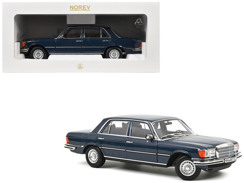 1/18 Norev 1979 Mercedes-Benz 350 SEL (Hansa Blue) Diecast Car Model
