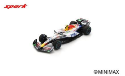 1/18 Spark 2025 Formula 1 Racing Bulls VCARB 02 No.22 Visa Cash App Racing Bulls Formula One Team 2025 Yuki Tsunoda 12 Australian GP 2025 Car Model
