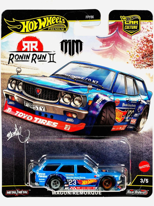 1/64 Hot Wheels Mazda MX-3 Wagon Remorque 