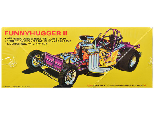 Skill 2 Model Kit of Chevrolet Camaro Funny Car "Funny Hugger II" 1/25 Scale Model by AMT