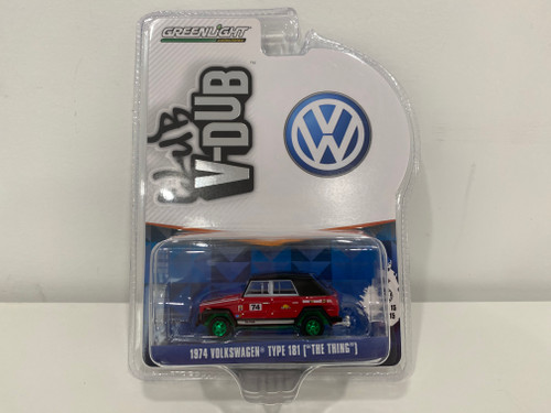 CHASE CAR 1/64 Greenlight 1974 Volkswagen Thing (Type 181) 74 BAJA Diecast Car Model