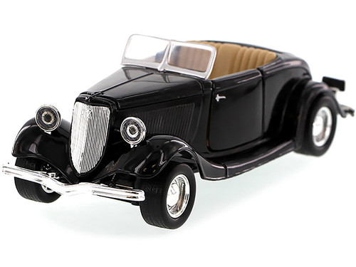 1/24 Motormax 1934 Ford Coupe Convertible (Black) Diecast Car Model