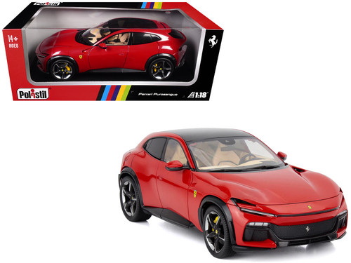 1/18 Polistil 2022 Ferrari Purosangue (Corsa Red) Diecast Car Model
