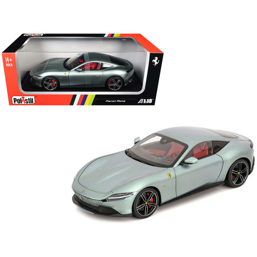 1/18 Polistil 2019 Ferrari Roma (Titanium Grey) Diecast Car Model