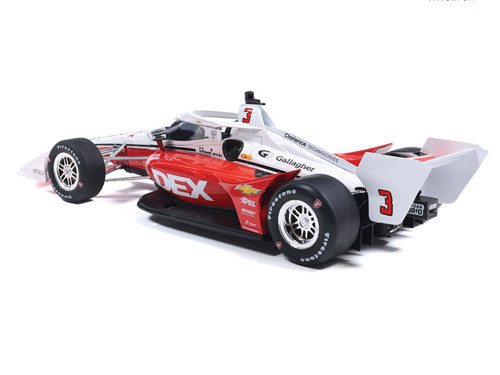 Dallara IndyCar #3 Scott McLaughlin "DEX" Team Penske (Road Course Configuration) "NTT IndyCar Series" (2026) 1/18 Diecast Model Car by IXO Models
