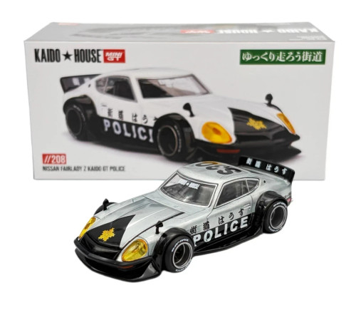 CHASE CAR 1/64 Kaido House Nissan Fairlady Z Kaido GT Police Diecast Car Model