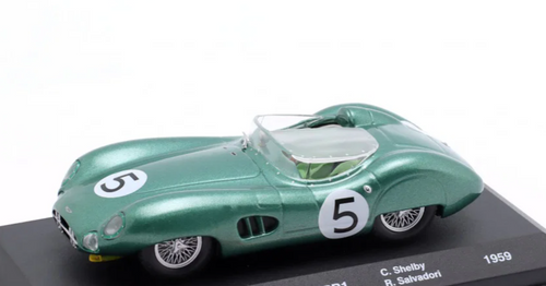 1/43 Altaya 1959 Aston Martin DBR1 #5 Winner 24h LeMans David Brown Racing Dept. Roy Salvadori, Carroll Shelby Car Model
