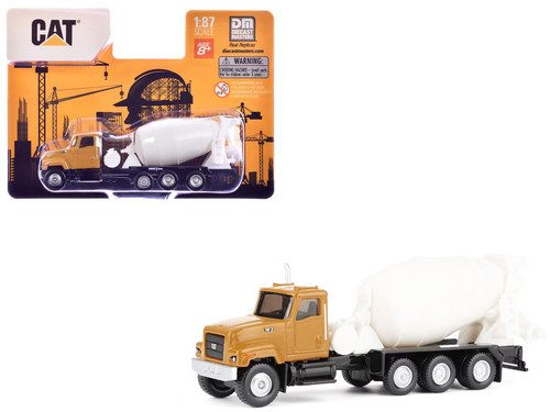 CAT Caterpillar CT681 Concrete Mixer Yellow 1/87 (HO) Diecast Model by Diecast Masters