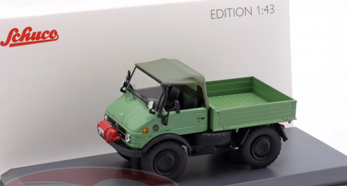1/43 Schuco Mercedes-Benz Unimog 406 (Green) Car Model