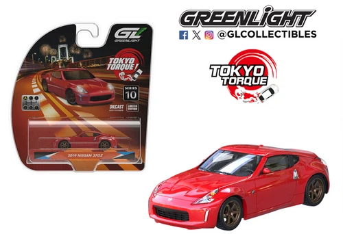 1/64 Greenlight Nissan 370Z (Red) Diecast Car Model