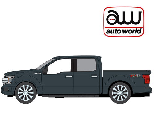 1/64 Auto World 2020 Ford F-150 Platinum (Magnetic Grey) Diecast Car Model