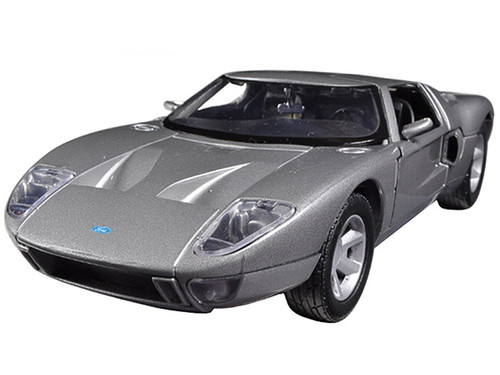 Ford GT Silver 1/24 Diecast Car Model by Motormax