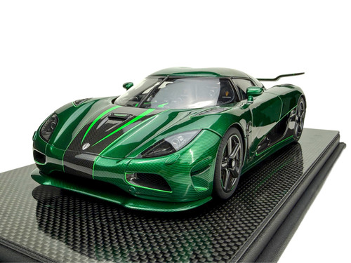 1/18 Frontiart Koenigsegg Agera S Goblin Green Carbon Full Open Resin Car Model Limited 50 Pieces