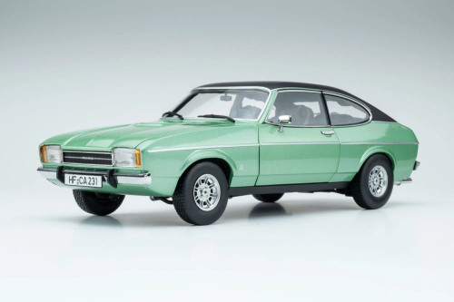 1/18 Touring 1974-1977 Ford Capri II Ghia 3.0 (Mediterranean Green) Diecast Car Model