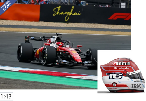 1/43 BBR 2026 Formula 1 China GP Ferrari SF26 4th Place #16 Charles Leclerc Car Model with Driver