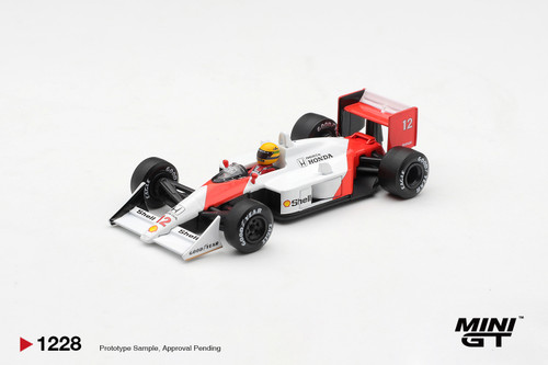 1/64 Mini GT 1988 Formula 1 McLaren MP4/4 #12 Ayrton Senna 1988