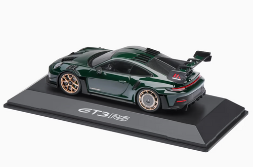 1/43 Dealer Edition 2024 Porsche 911 (992) GT3 RS Manthey Kit (Brewster Green) Car Model