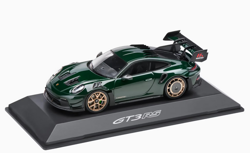 1/43 Dealer Edition 2024 Porsche 911 (992) GT3 RS Manthey Kit (Brewster Green) Car Model
