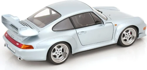 1/12 KK-Scale 1996 Porsche 911 (993) GT2 (Silver with Speedline Wheels) Diecast Car Model