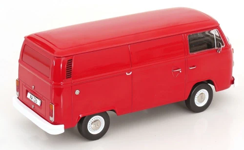 1/18 KK-Scale 1972 Volkswagen VW T2b Panel Van (Red) Diecast Car Model