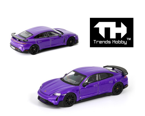 1/18 GT Spirit 2023 Porsche Taycan Turbo GT (Purple Sky Metallic