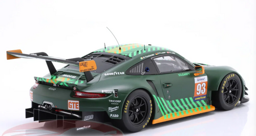 1/12 Ixo 2020 Porsche 911 RSR #93 ELMS Proton Competition Michael Fassbender, Felipe Fernandez Laser, Richard Lietz Car Model