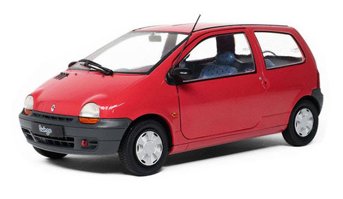 1/18 Renault Twingo 1995 Lemon Yellow & United decoDiecast Model