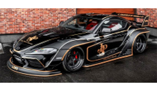 1/18 Solido 2024 Toyota GR86 Liberty Walk (Black & Gold) Diecast