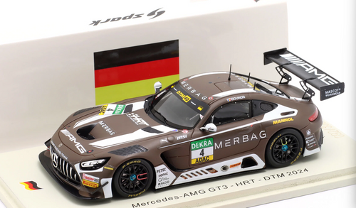 1/43 Spark 2024 Mercedes-Benz AMG GT3 #4 DTM Haupt Racing Team Jules Gounon Car Model